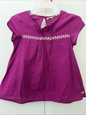 Pretty Purple Roxy Shirt Kids Size 12